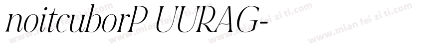 noitcuborP UURAG字体转换